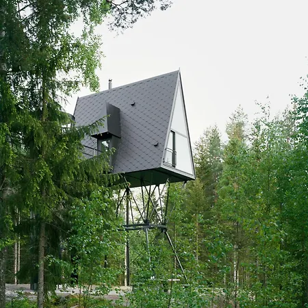 Pan Treetop Cabins Asnes Exterior photo