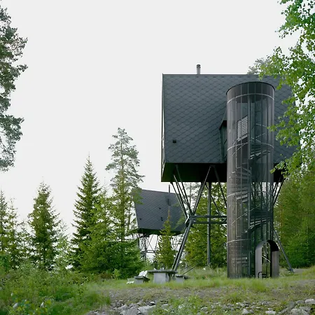 Pan Treetop Cabins Asnes Exterior photo